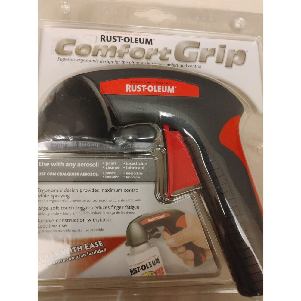 Rust-Oleum Comfort Grip Black/Red Plastic Spray Grip for Paint Cans